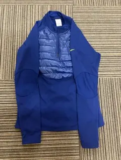 NIKE THERMA-FIT ハーフジップ ジャージ ブルー L