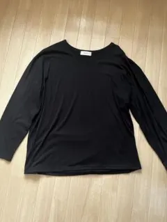 Weather 七分袖カットソー 黒