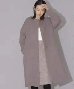 NATURAL BEAUTY BASIC ノーカラーコート