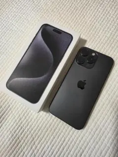 美品 iPhone 15 pro MAX Black 256GB本体