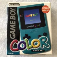 GB『ゲームボーイカラー本体 ブルー』箱.説明書あり.