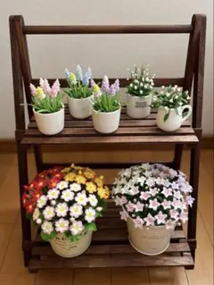 専用　ベルフラワー　プリムラジュリアン　ミニアレンジ　クレイフラワー