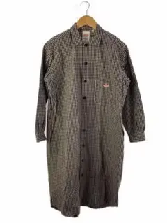 み*ー様 【美品☺︎】DANTON ギンガムチェック 長袖シャツワンピース 36