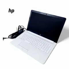 HPノートパソコン 15-db0000 ホワイト ACアダプター付 ①
