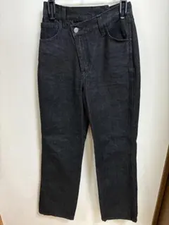 ANAPブラックストレートデニムパンツ新品未使用