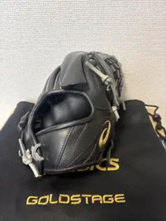 野球]asics 硬式用グローブ BGH6AA ブラック 野手 アンビシャス - メルカリ