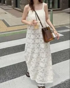 キャミソールワンピース アイボリー