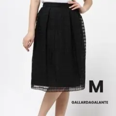 美品★GALLARDAGALANTE メッシュ スカート ブラック Mサイズ