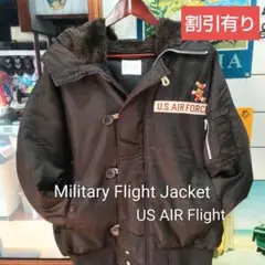 US AIR FORCE フライトジャケット Deadパッチ付 USED美品