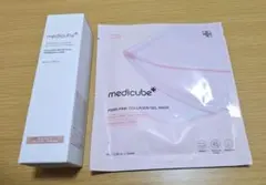 メディキューブ　PDRNピンクゼリーセラムミスト　ピンクコラーゲンゲルマスク