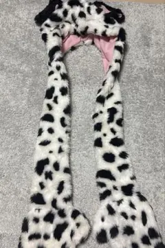 ディズニー　１０１匹わんちゃん　手袋付き被り物