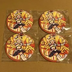 プリキュア　トゥインクル缶バッジ　キュアハニー　ポップコーンチア　4点セットのサムネイル
