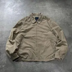 00s LONDON FOGスイングトップドリズラージャケットピーチスキン古着