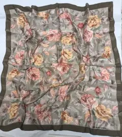 お値下　ミラ・ショーン 　大判スカーフ　シルク　89✕89cm 日本製