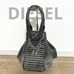 DIESEL ディーゼル デニム バッグ Y2K ロゴチェーン キルティングのサムネイル