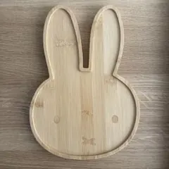 【未使用】みっふぃーきっちん 木製プレート(大) おすまし