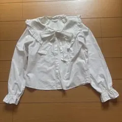 スピンズ　ブラウス　ホワイト　コットン100 訳あり