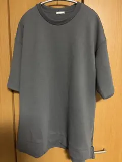 GU グレー オーバーサイズ Tシャツ M