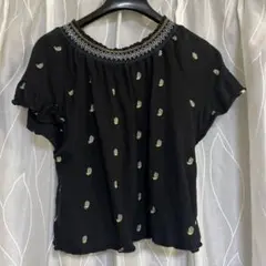 2 レディース　トップス デザイン　柄　おしゃれ　半袖