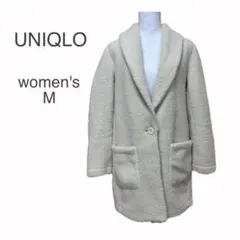 ユニクロ UNIQLO ジャケット フリース ボアジャケット M オフホワイト