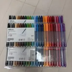 IKEA MÅLA フェルトペン 24色　17個セットのサムネイル