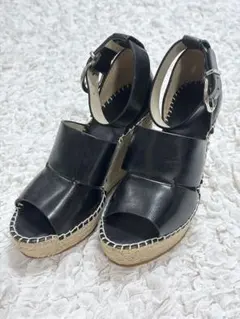 ZARA BASIC ザラベーシック ウェッジソール サンダル36 23.5cmのサムネイル