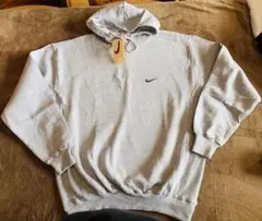 90s ヴィンテージ Nike ハーフジップパーカー XLスウェットワンポイント