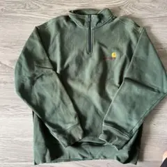 carhartt ハーフジップトレーナー M グリーン