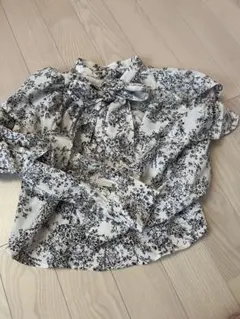 ナイスクラップ NICE CLAUP 前後2WAYボウタイブラウス