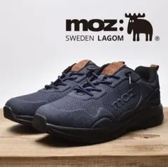 moz: Sweden Lagom ネイビー スニーカー 25.5cm モズ