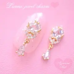 Larme jewel charm parts 2P ◦。♥︎·₊