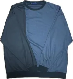 BACK NUMBER バイカラー長袖カットソー Lサイズ