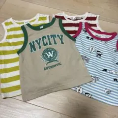 値下げ！子供用タンクトップ　4枚セット　80、90サイズ