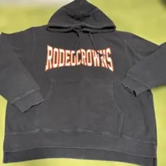 RODEO CROWNS ブラック フード付きパーカー