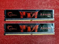 G.Skill製 AEGIS DDR4 2400 16GB 8GBx2枚組
