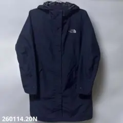 ノースフェイス　フード付きスプリングコート　 レディースM〜L ネイビー