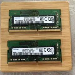 Samsung製ノートDDR4 8GBメモリ2枚 計16GB、3200AA規格 - メルカリ