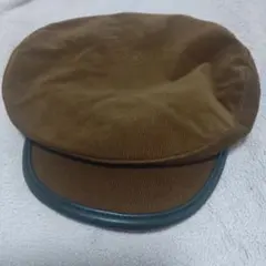 値下げ!ブラウン コーデュロイ キャスケット