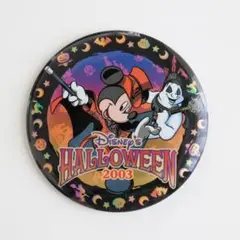 TDL　東京ディズニーランド　ディズニーハロウィーン　ミッキーマウス　缶バッジ