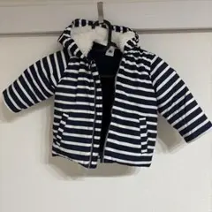 プチバトー フード付き アウター ジャンパー ダウン