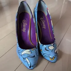 迪士尼角色印花高跟鞋