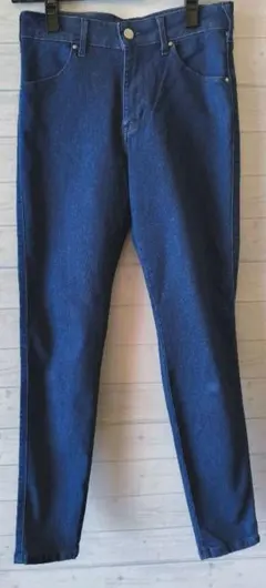 【値下げ】リー Lee ダークブルー スキニーデニム 前ポケット付き S