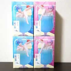 Re:ゼロから始める異世界生活　スケールフィギュア　ラム レム　クリームソーダ