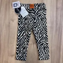 ルルモーメント ゼブラ柄 パンツ スパッツ 90