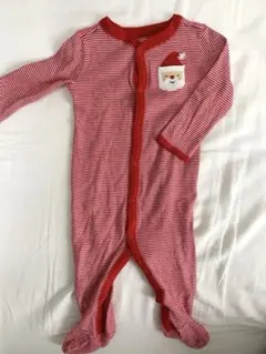 サンタ　クリスマス　ロンパース　足つき　カーターズ