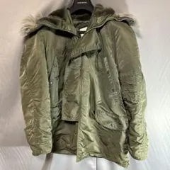 旧タグ USA アルファインダストリーズ モッズコート カーキ 80s 90s