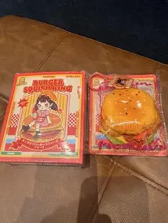 メロジョイ　スクイーズ　ハンバーガー　フライドシュリンプバーガー