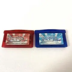 ゲームボーイアドバンス　ポケットモンスタールビー　サファイア　2点セット