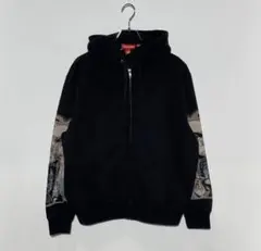 トップス Supreme x Michael Jackson Hooded Navy Supreme Michael Jackson Dangerous Zip Up Hooded Sweatshirt Washed