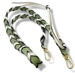 美品✨LOEWE ロエベ プレイテッド ショルダーストラップ レザー 編み込み